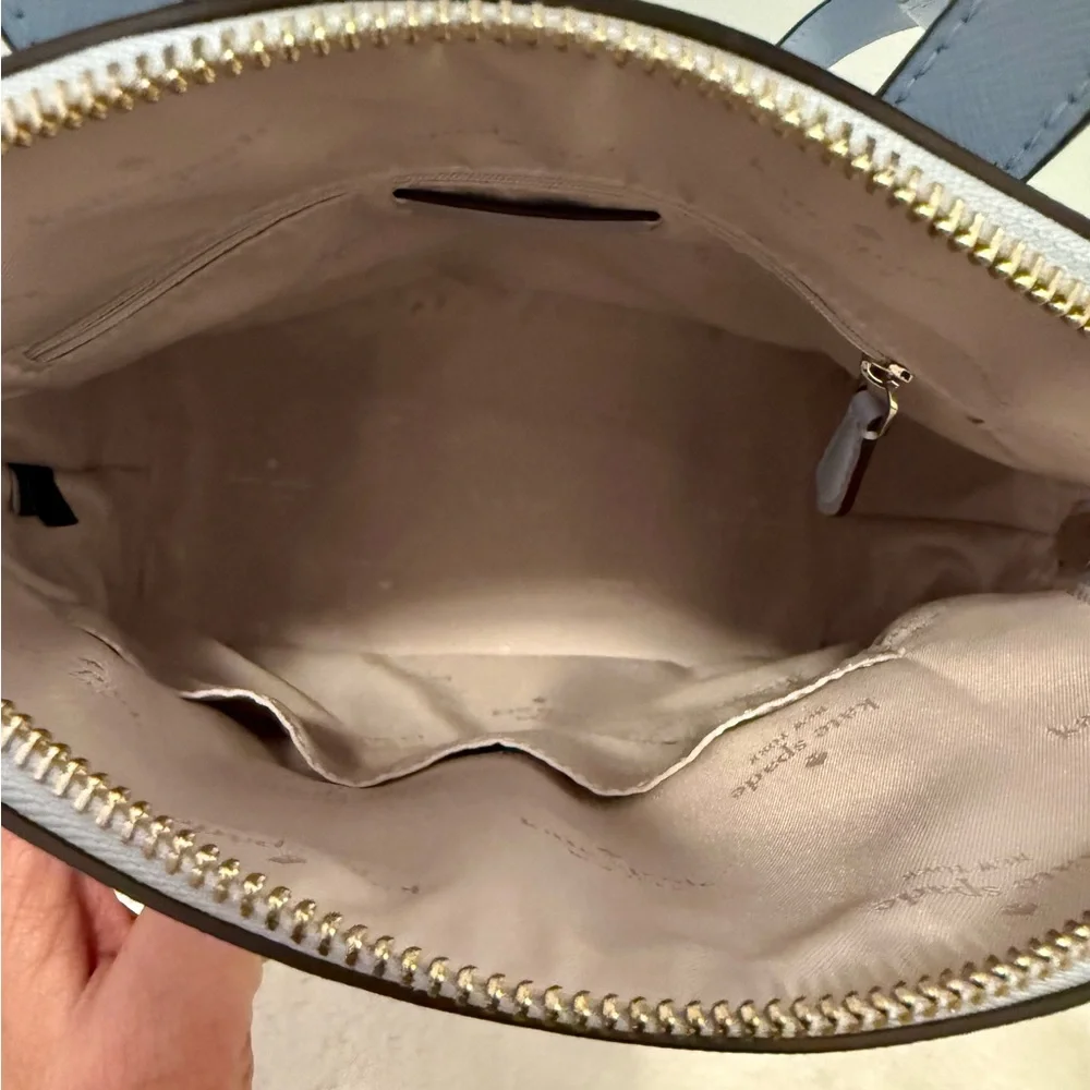 Kate Spade Dome Stacie Saffiano Leather Sky Blue Backpack NWOT’s - Picture 5 of 6